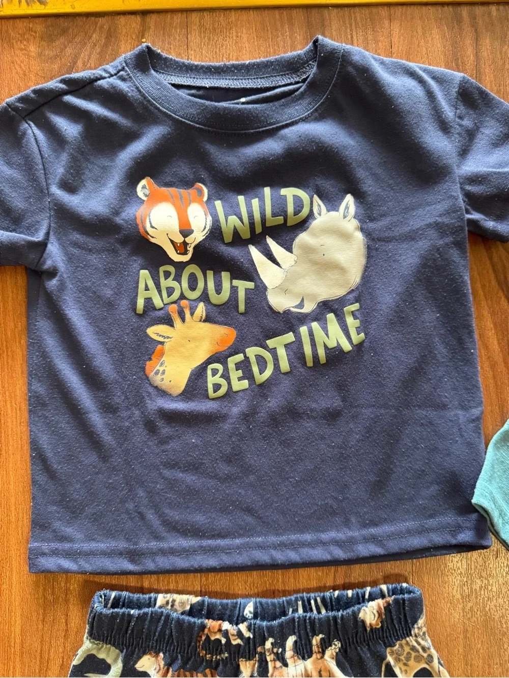 Carter's Blue and Teal Kids Pajama 2 Set Size 3T